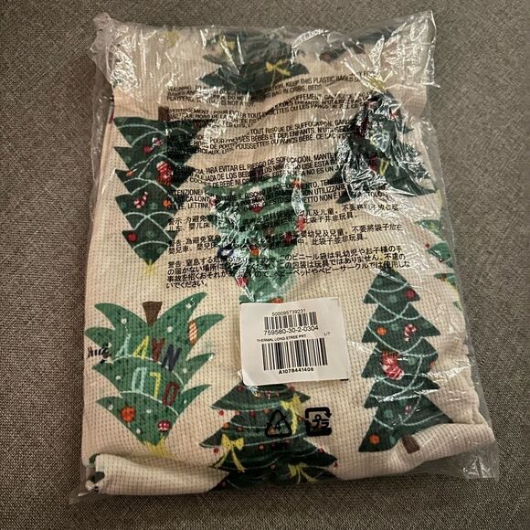 Printed Thermal-Knit Long-Sleeve Top- TALL - Picture 5 of 5